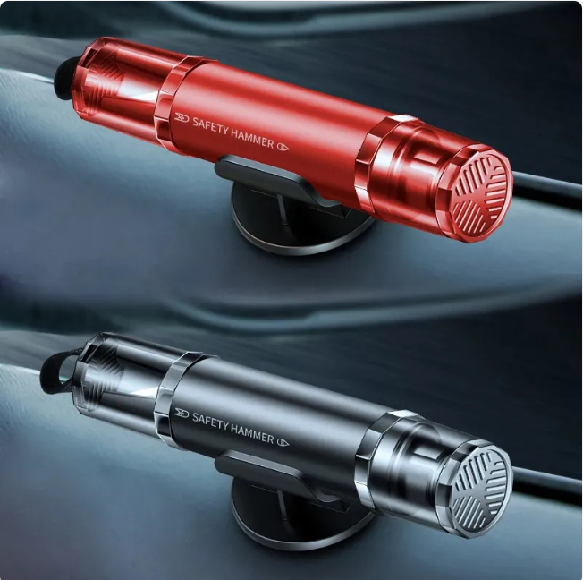 Emergency Window Breaker & Seat-Belt Cutter