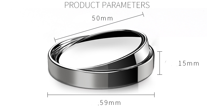 360° Adjustable Blind-Spot Mirrors — 2 Pack