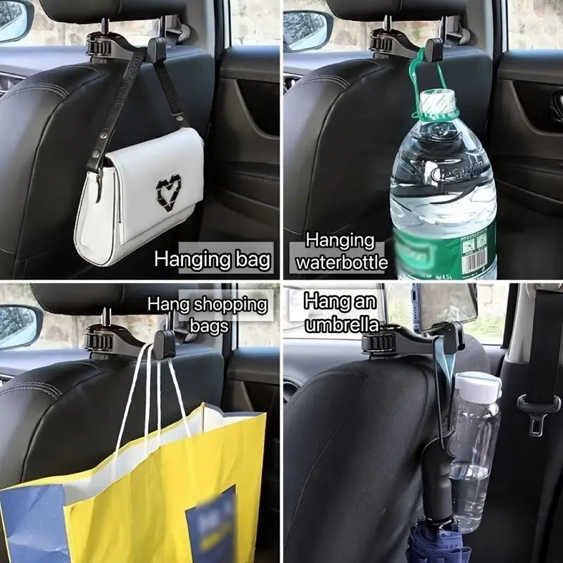 2-in-1 Headrest Hook & Phone Holder