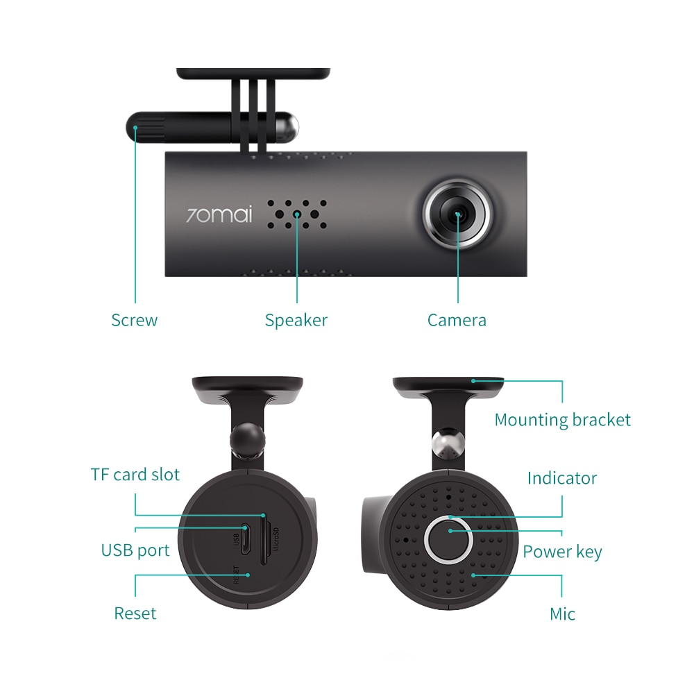 1080P Wi-Fi Smart Dash Cam