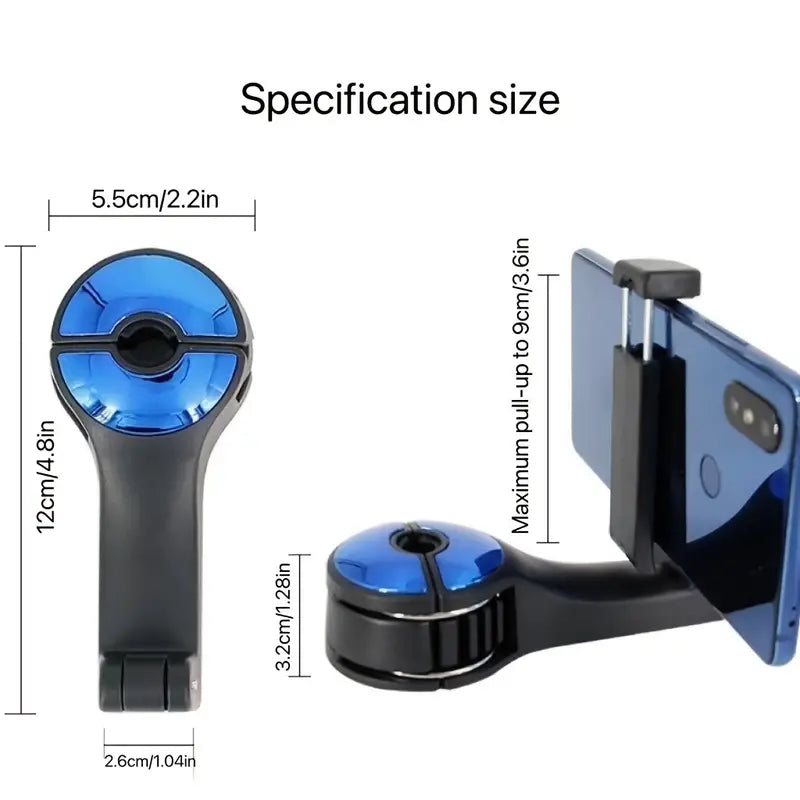 2-in-1 Headrest Hook & Phone Holder